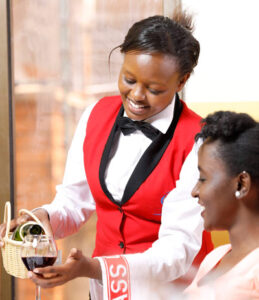 ihti students wearing kitchen uniforms jpg