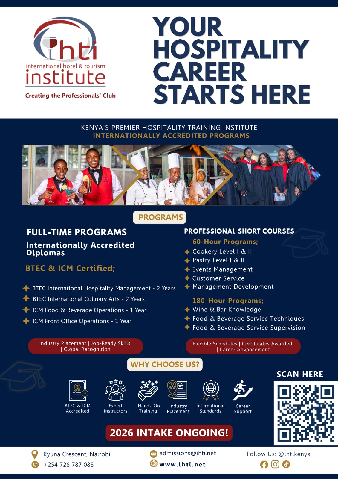 ihti September 2026 Intake